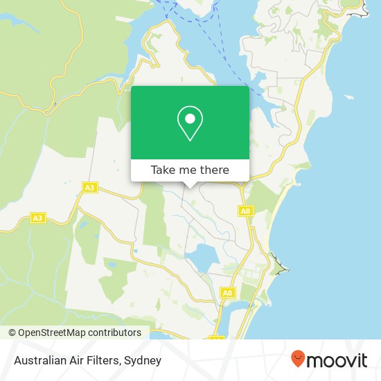 Australian Air Filters map