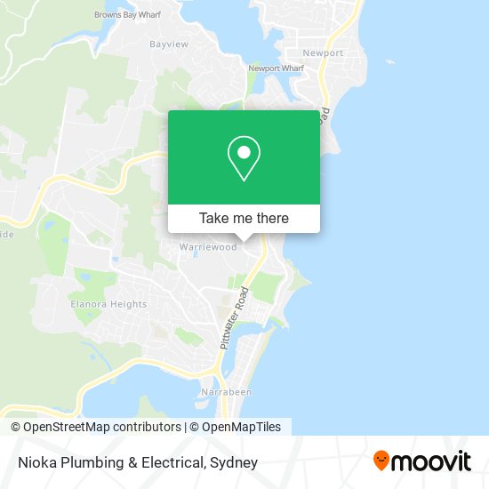 Mapa Nioka Plumbing & Electrical