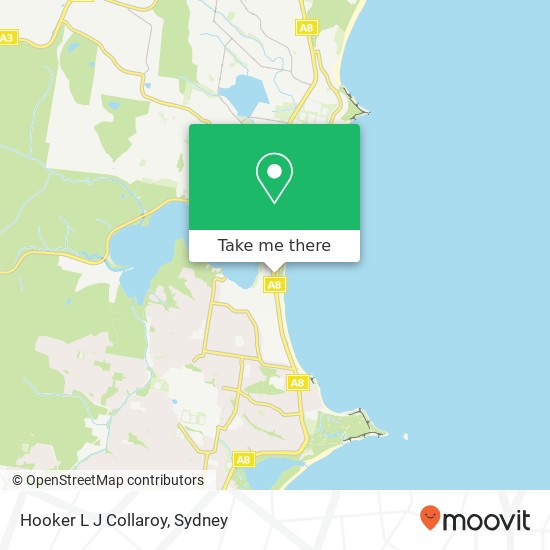 Hooker L J Collaroy map