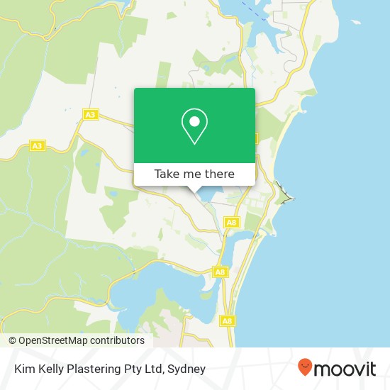 Kim Kelly Plastering Pty Ltd map