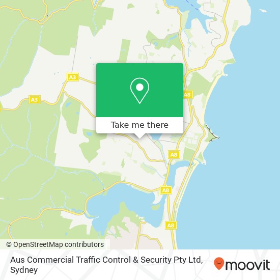 Aus Commercial Traffic Control & Security Pty Ltd map