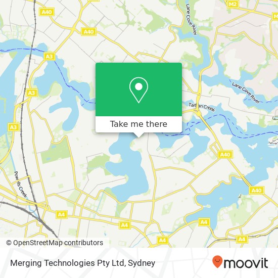 Merging Technologies Pty Ltd map