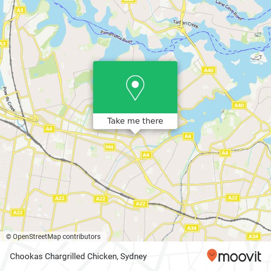 Chookas Chargrilled Chicken map