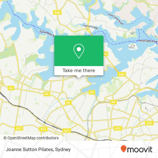 Joanne Sutton Pilates map