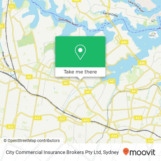 City Commercial Insurance Brokers Pty Ltd map