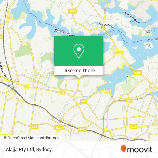 Alajja Pty Ltd map