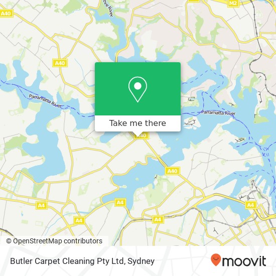 Butler Carpet Cleaning Pty Ltd map