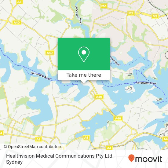 Healthvision Medical Communications Pty Ltd map
