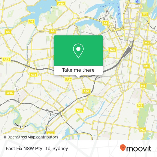 Mapa Fast Fix NSW Pty Ltd