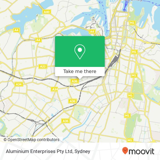 Aluminium Enterprises Pty Ltd map