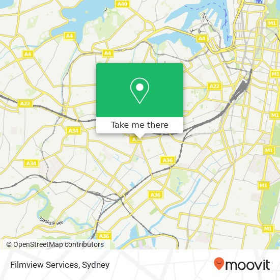 Filmview Services map