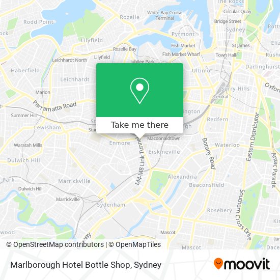 Marlborough Hotel Bottle Shop map