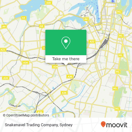 Mapa Snakenavel Trading Company