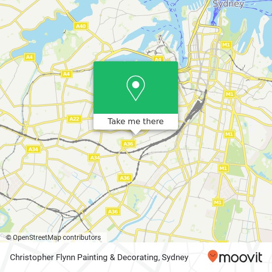 Christopher Flynn Painting & Decorating map