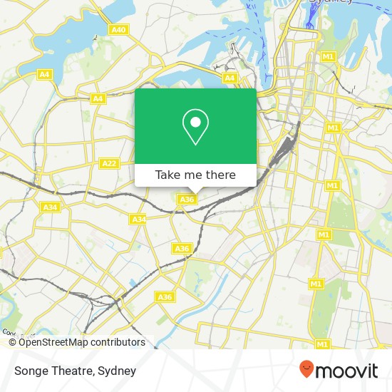 Songe Theatre map