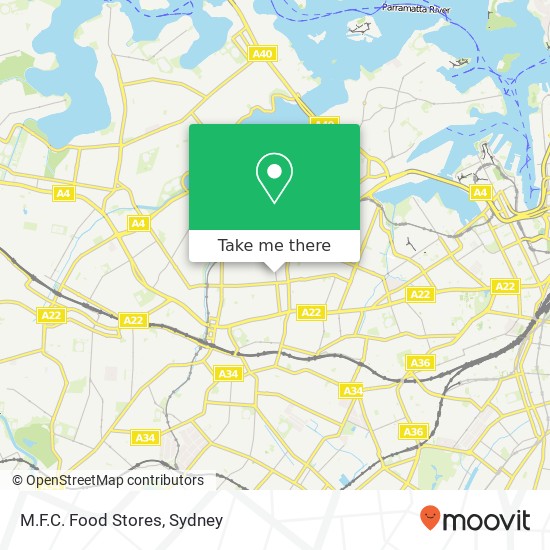 Mapa M.F.C. Food Stores