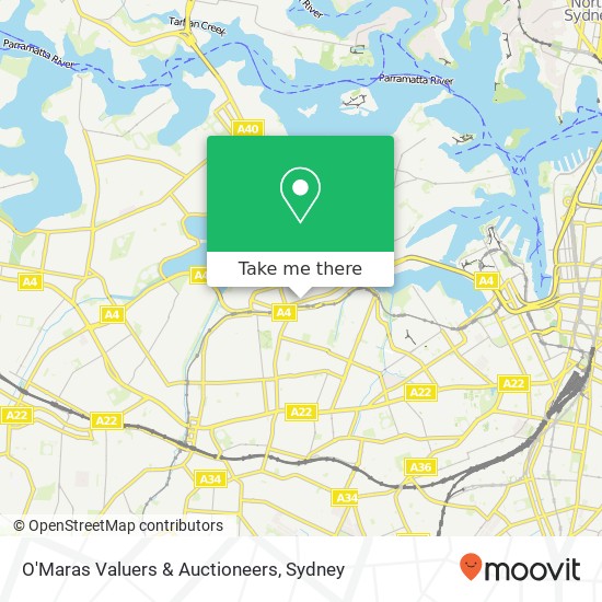 O'Maras Valuers & Auctioneers map