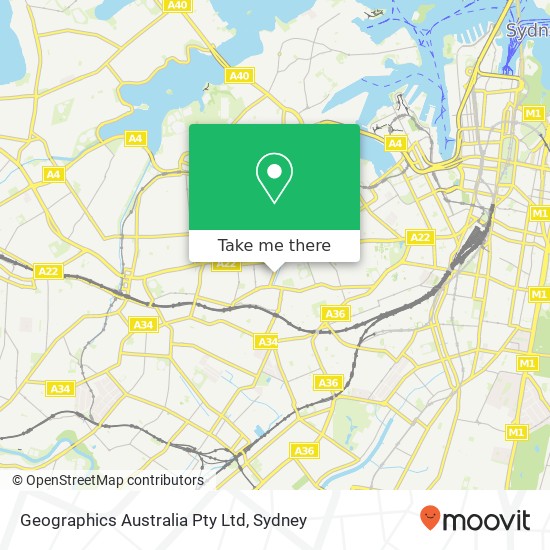 Geographics Australia Pty Ltd map