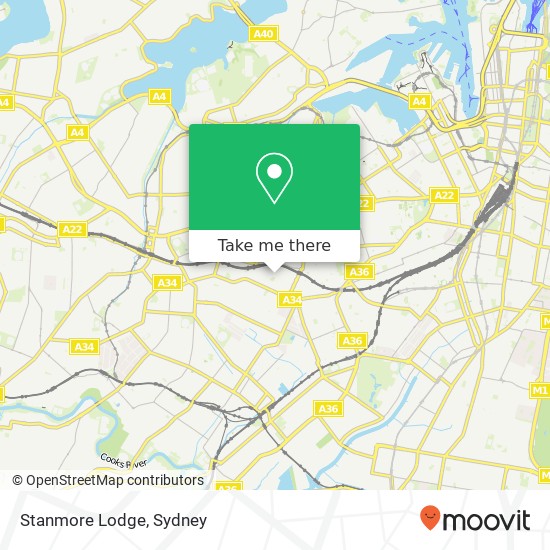 Stanmore Lodge map
