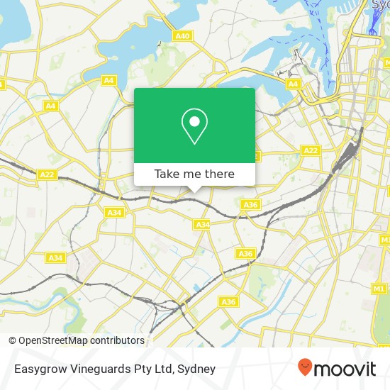 Easygrow Vineguards Pty Ltd map