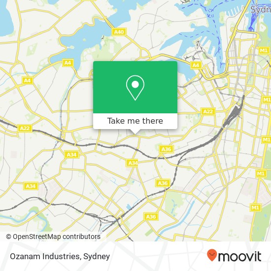 Ozanam Industries map