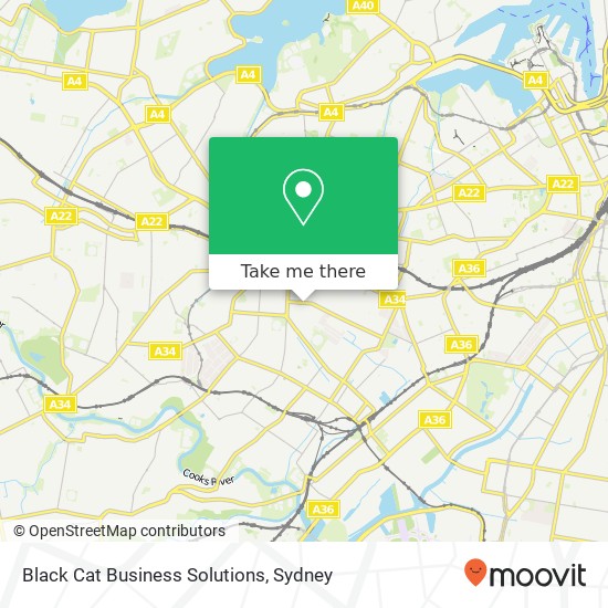 Black Cat Business Solutions map