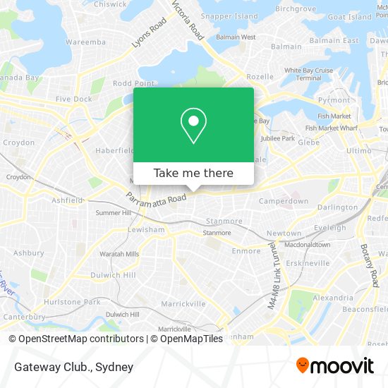 Gateway Club. map