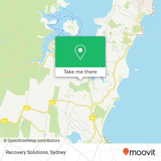 Recovery Solutions map