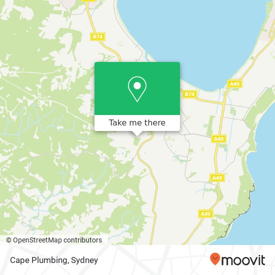 Cape Plumbing map