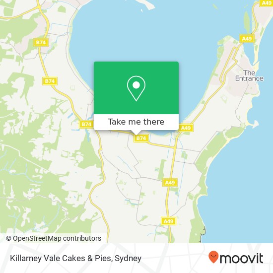 Killarney Vale Cakes & Pies map