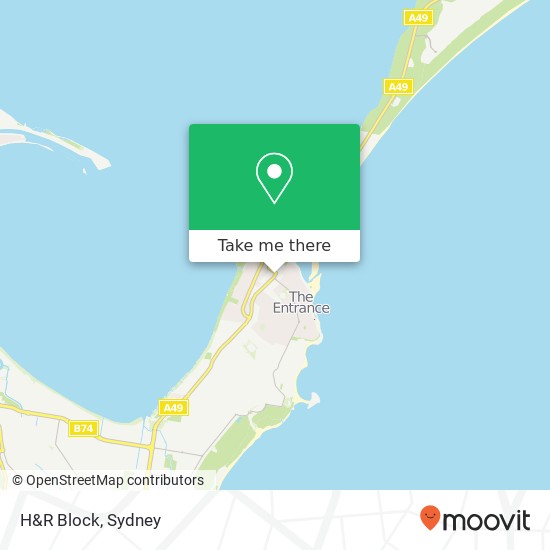 H&R Block map