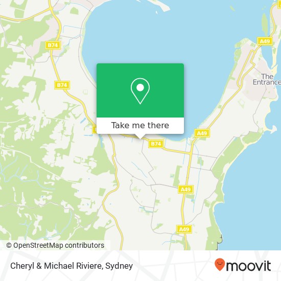 Cheryl & Michael Riviere map