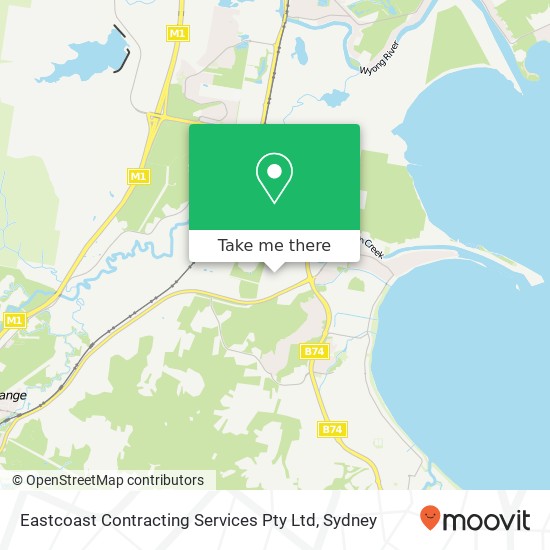 Eastcoast Contracting Services Pty Ltd map
