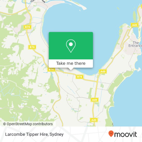 Larcombe Tipper Hire map