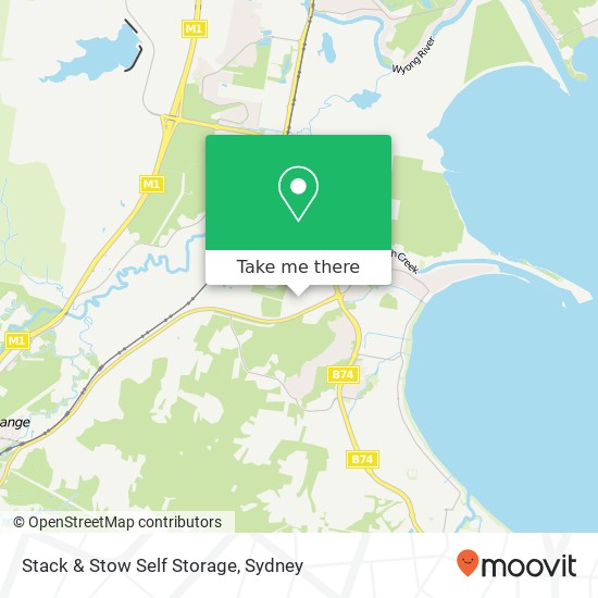 Stack & Stow Self Storage map