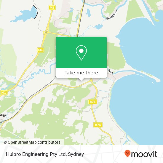 Hulpro Engineering Pty Ltd map