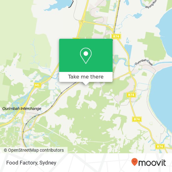 Mapa Food Factory
