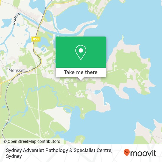 Sydney Adventist Pathology & Specialist Centre map