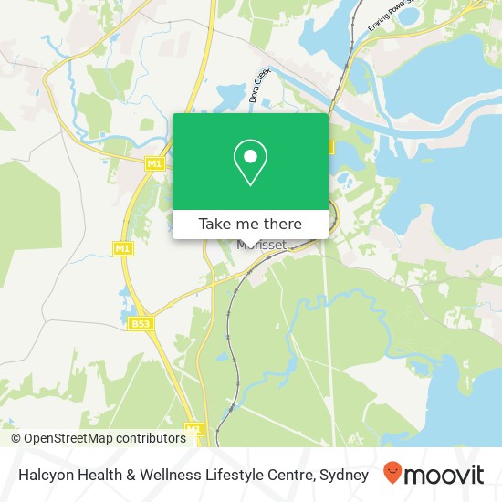 Mapa Halcyon Health & Wellness Lifestyle Centre