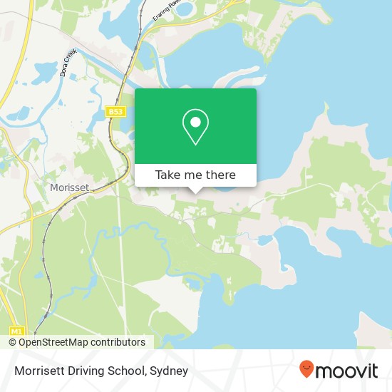 Morrisett Driving School map