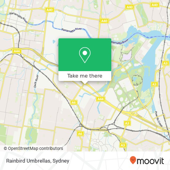 Rainbird Umbrellas map