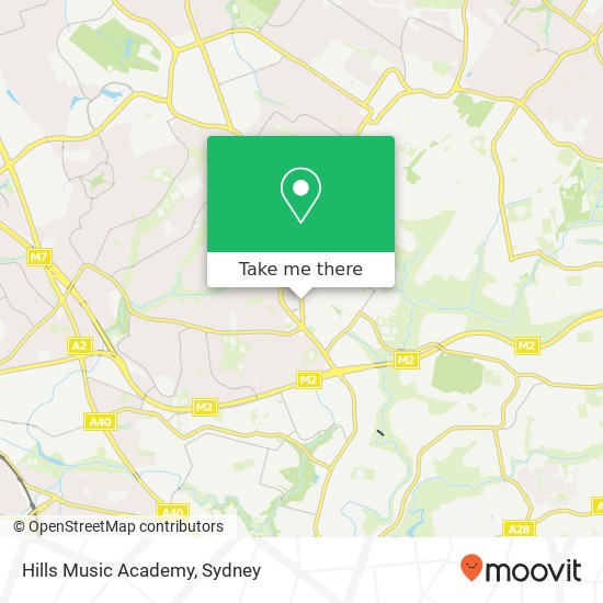 Hills Music Academy map
