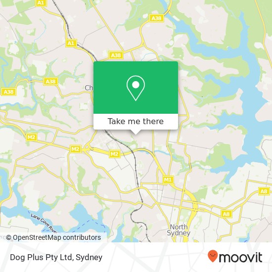 Dog Plus Pty Ltd map