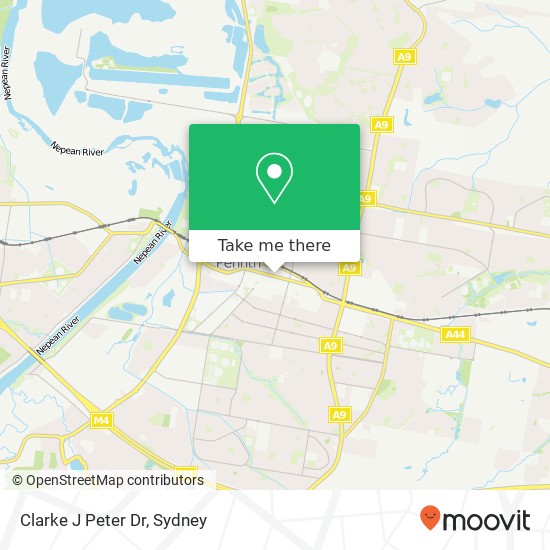 Clarke J Peter Dr map