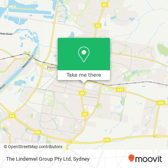 Mapa The Lindenvel Group Pty Ltd