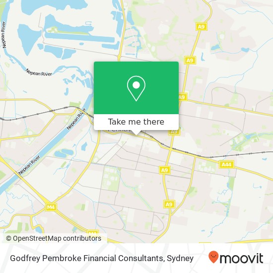 Mapa Godfrey Pembroke Financial Consultants