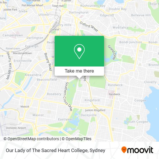 Our Lady of The Sacred Heart College map