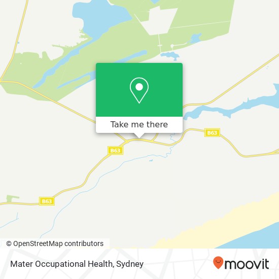 Mater Occupational Health map