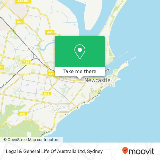 Legal & General Life Of Australia Ltd map