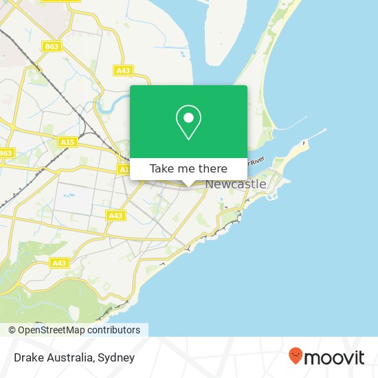 Drake Australia map